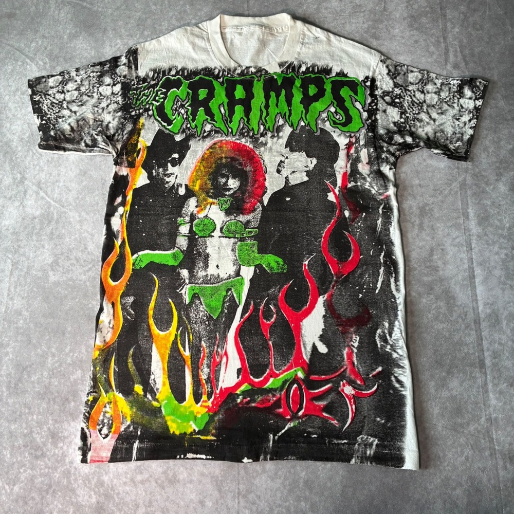 The Cramps Mosquito Head All Over Print  T-Shirt Goth  Punk Rock Tee Modern